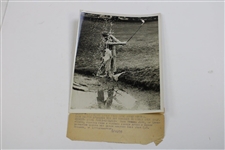 Property of Margaret Curtis' Signed 1935 Wire & 2nd Generation Photo of 1902 Women's Amateur at Brookline JSA ALOA