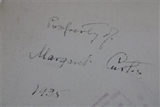 Property of Margaret Curtis' Signed 1935 Wire & 2nd Generation Photo of 1902 Women's Amateur at Brookline JSA ALOA