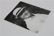 1965 Jack Nicklaus Close Bucket Hat Photo on Kodak Paper