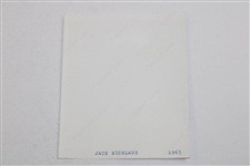 1965 Jack Nicklaus Close Bucket Hat Photo on Kodak Paper