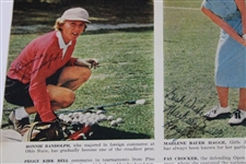 Betty Jameson & other LPGA Players Multi-Signed Golf Magazines JSA ALOA