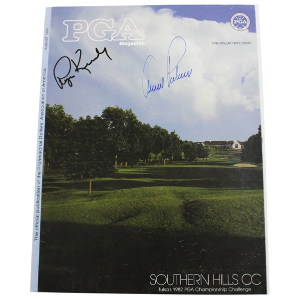 Arnold Palmer Signed PGA Magazine Cover Only JSA ALOA