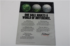 Arnold Palmer Signed PGA Magazine Cover Only JSA ALOA
