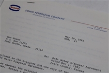 Ben Hogan Signed Sohio Petroleum Co. Contract JSA ALOA