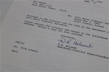Ben Hogan Signed Sohio Petroleum Co. Contract JSA ALOA