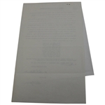 Ben Hogan Signed Sohio Petroleum Co. Contract JSA ALOA