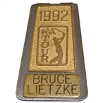 Bruce Lietzckes 1982 PGA Tour Player Clip/Badge