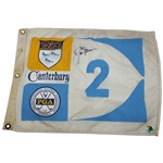 Champion Jack Nicklaus Signed 1973 PGA Championship Tournament Used #2 Flag - Record 12th Major JSA ALOA