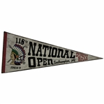 2018 US Open at Shinnecock Hills Wood Pennant Sign - Brooks Koepka Winner