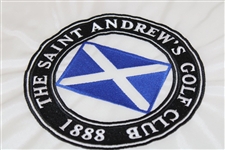 The St Andrews Golf Club Embroidered White Pin Flag 