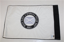 The St Andrews Golf Club Embroidered White Pin Flag 