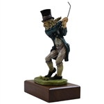 1980 Goldcrest Ltd Fresh Air Shot Swinging Golfer Sculpture 