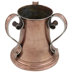 1902 Pittsburgh Golf Club Silver Mixed Metals 3 Handled Handicap Trophy Given by Thos Rodd - June 25th