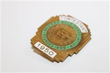 1950 Western Amateur Championship Contestant Badge - Charles Coe Winner 