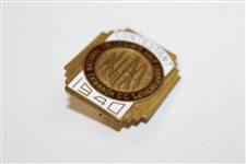 1940 NCAA Golf Championship at Ekwanok CC Contestant Badge