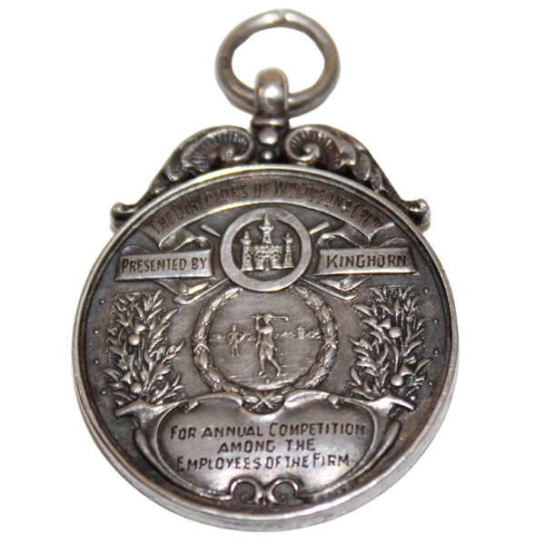 1925 Annual Employees Golf Tournament Wm Gibson & Co Silver Medal Won by T Mitchell