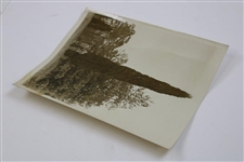 c.1931 Augusta National Golf Club Original Photo of Pine Tree w/Architects on 10th Hole