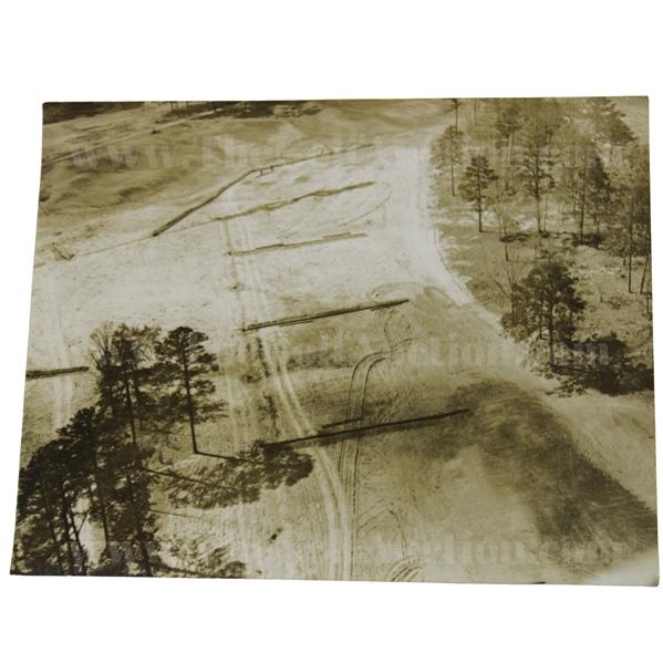 c.1931 Augusta National Golf Club Original Photo of 10th Fairway Construction