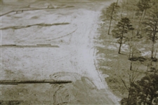 c.1931 Augusta National Golf Club Original Photo of 10th Fairway Construction