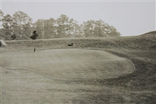 c.1931 Augusta National Golf Club Original Photo of 16th Green Pre-Opening