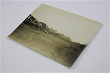 c.1931 Augusta National Golf Club Original Photo of 16th Green Pre-Opening