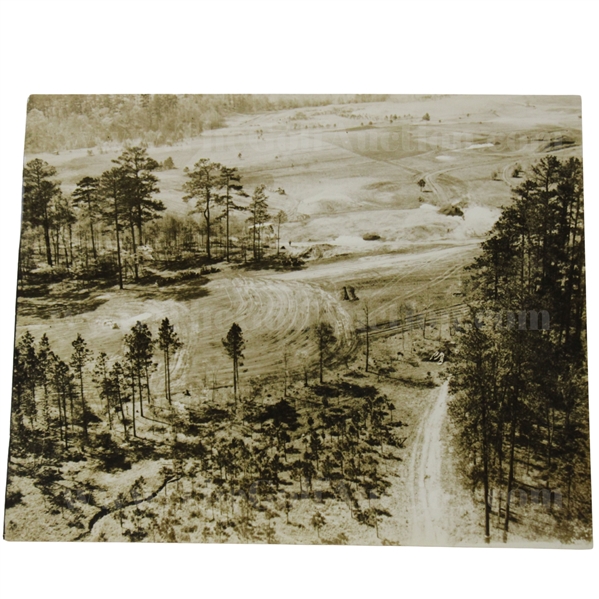 c.1931 Augusta National Golf Club Original Photo of 2nd Fairway & 5th Green Construction