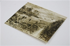 c.1931 Augusta National Golf Club Original Photo of 2nd Fairway & 5th Green Construction