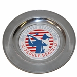 1992 US Open at Pebble Beach 1972-1982-1992 Commemorative Pewter Plate