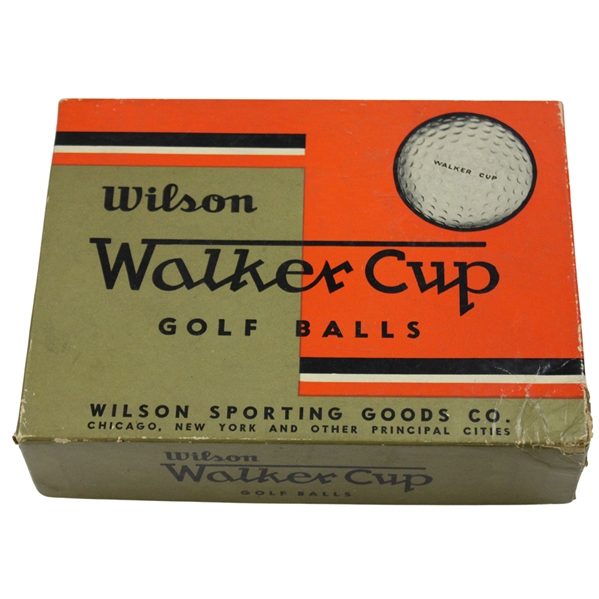 Wilson Walker Cup Dozen Golf Balls - Box Only