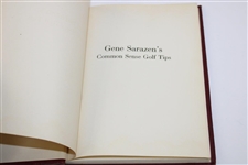 1924 'Gene Sarazen's Common Sense Golf Tips' 1st Ed Book by Gene Sarazen