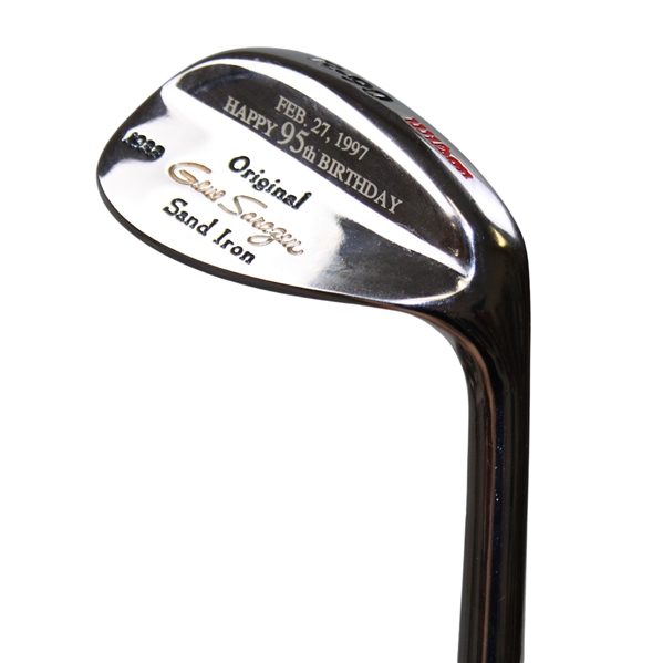 Happy 95th Birthday Original Wilson R-90 Gene Sarazen Sand Iron - Feb. 27, 1997