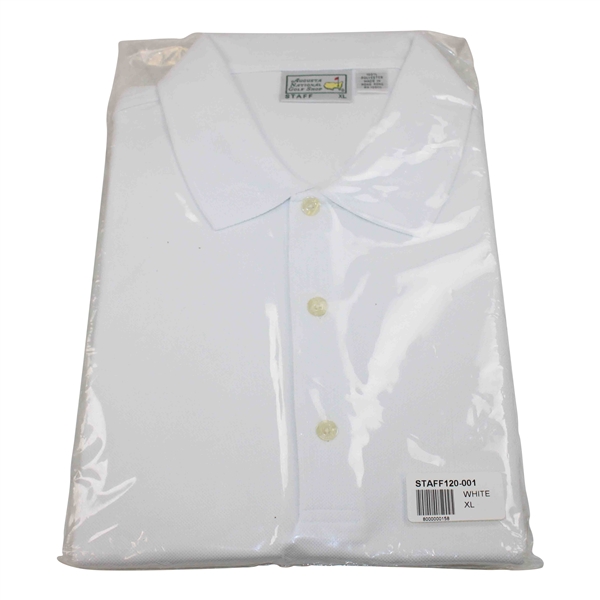 Augusta National Golf Shop Staff White Golf Shirt in Unopened Packaging - Size XL