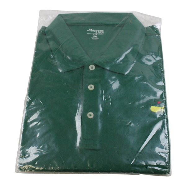 Masters Tournament Tech Pine Green Golf Shirt in Original Packaging - Size XXL