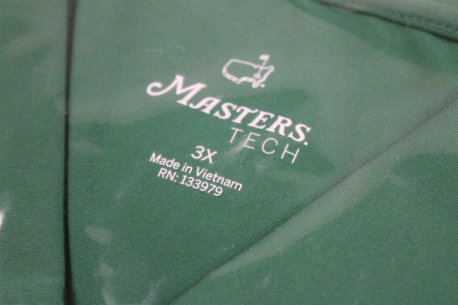 Masters Tournament Tech Pine Green Ladies Golf Shirt in Original Packaging - Size 3X