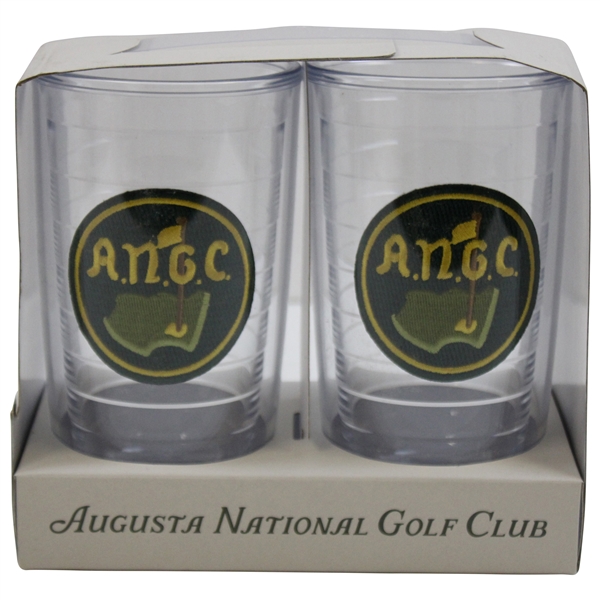 Augusta National Golf Club Logo Tumbler Glasses in Original Box