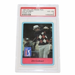Jim Colbert 1983 Miller Press PGA Hand Cut Golf Card PSA 4 VG-EX #14582648