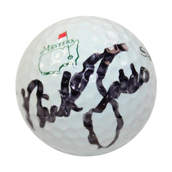 Nick Faldo Signed Slazenger Masters Logo Golf Ball JSA ALOA