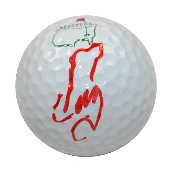 Fuzzy Zoeller Signed Slazenger Masters Logo Golf Ball JSA ALOA