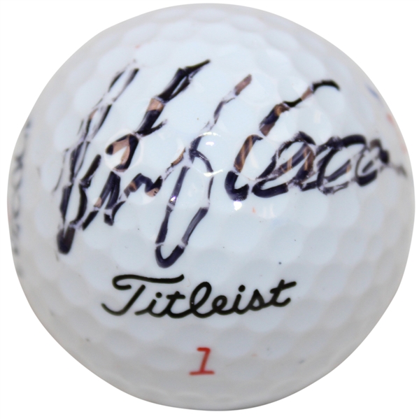 Retief Goosen Signed Titleist Shinnecock Logo Golf Ball JSA ALOA