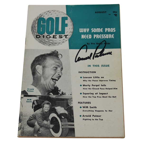 Arnold Palmer Signed 1957 Golf Digest Magazine JSA ALOA