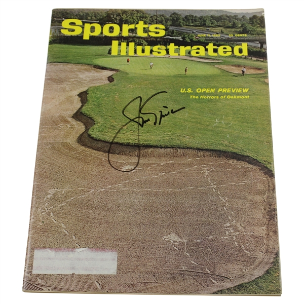 Jack Nicklaus Signed 1962 Sports Illustrated JSA ALOA