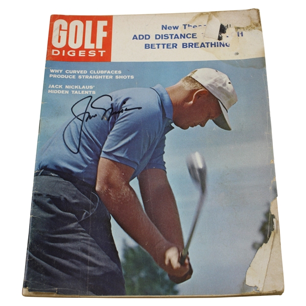 Jack Nicklaus Signed 1965 Golf Digest Magazine JSA ALOA
