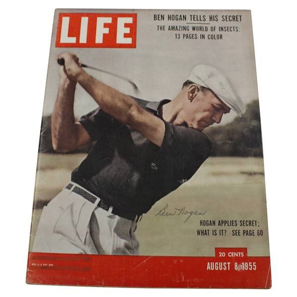 Ben Hogan Signed 1955 Life Magazine "This is My Secret" Issue JSA ALOA