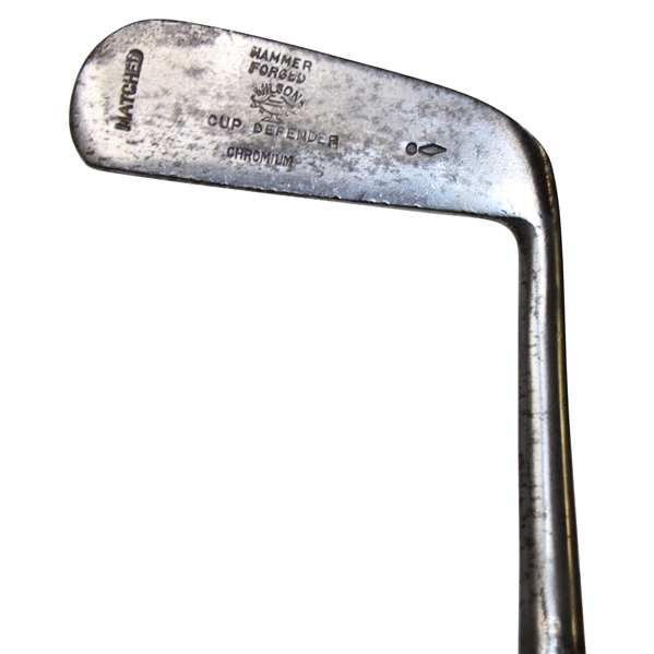 Wilson Cup Defender Chromium Hammer Forged Hickory Putter