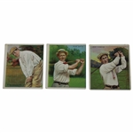 Circa 1910 Three (3) T218 Champion Athlete & Prize Fighter Series Golf Cards - Alex Smith +