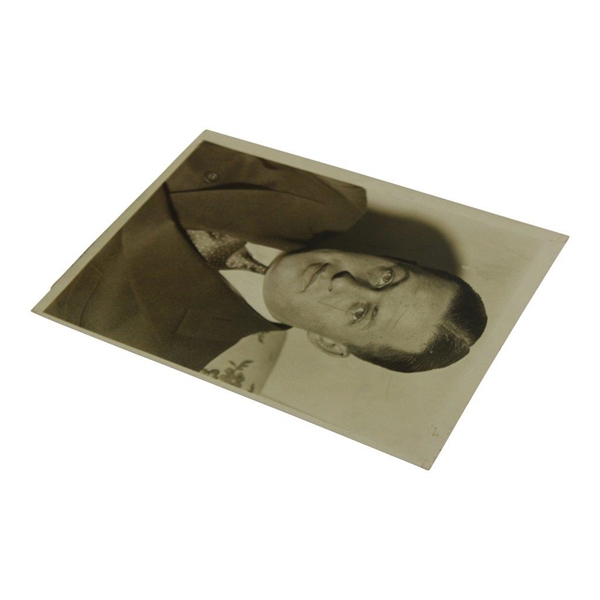 1929 Bobby Jones Close Portrait Underwood Press Photo