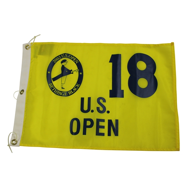 2002 US Open At Bethpage Black Yellow Screen Flag