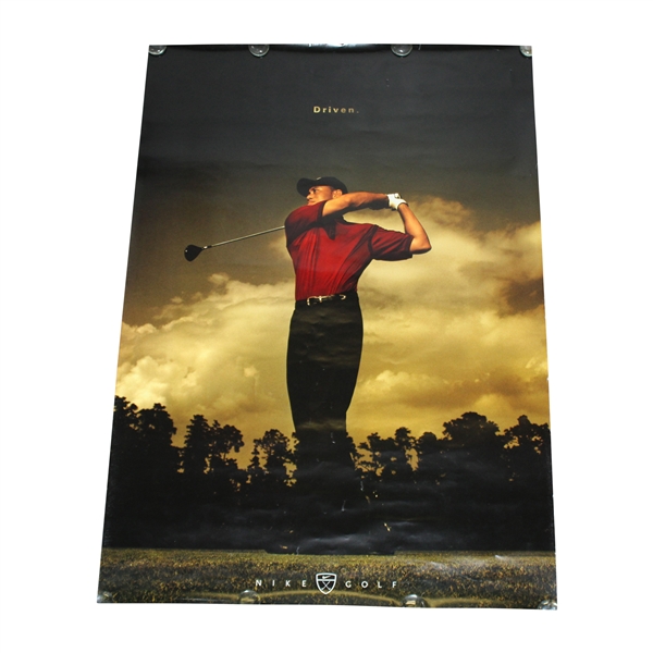 Tiger Woods Nike Golf Driven Poster