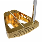 Bart Bryant 2005 Memorial Tournament Total Score Gold Plated Macgregor Bobby Grace Putter