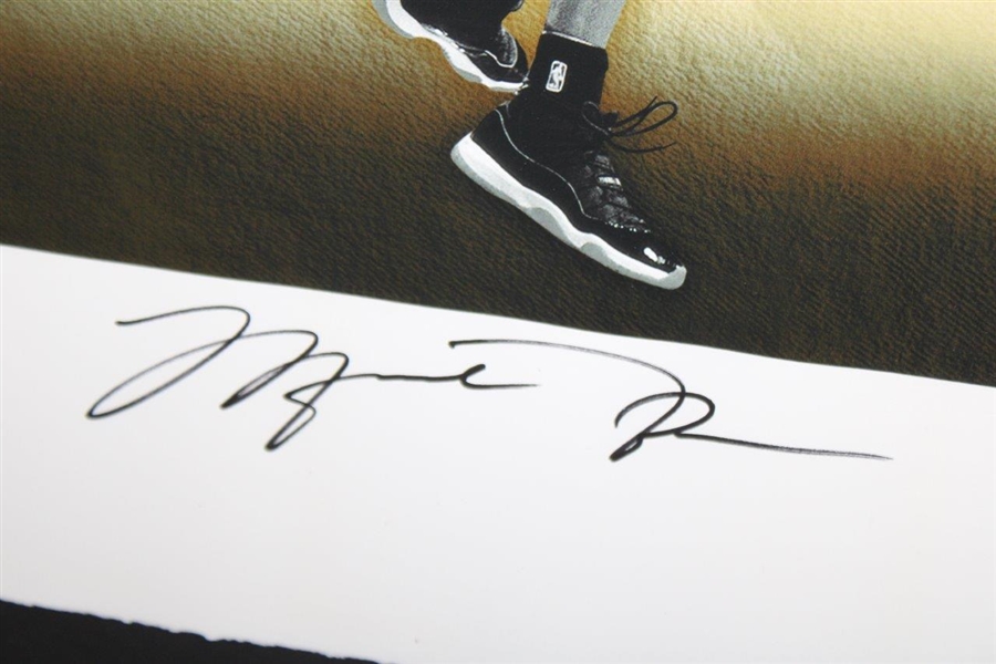 Tiger Woods, Muhammad Ali & Michael Jordan Signed 'Legends of Sport' Collage Framed #115/500 UDA #BAK33972